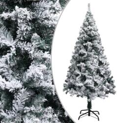 vidaXL Pom de Craciun artificial cu zapada, verde, 150 cm, PVC GartenMobel Dekor (320963)