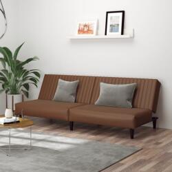 vidaXL Pat de zi cu 2 locuri, maro, piele ecologica GartenMobel Dekor (375948) Canapea