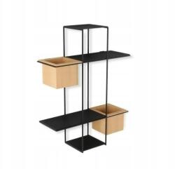 Umbra cubist polc fekete fém fedéllel (półka cubist)