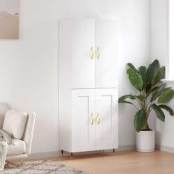 vidaXL Dulap înalt, alb, 69, 5x34x180 cm, lemn compozit GartenMobel Dekor (3195771) Comoda