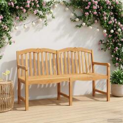vidaXL Banca din lemn sculptata manual cu flori natural GartenMobel Dekor (42030021)