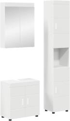 vidaXL Set de mobilier pentru baie TULUM 3 pcs Alb 60 x 34 x 63 cm GartenMobel Dekor (3398034)