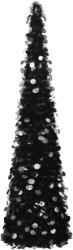 vidaXL Brad de Craciun artificial tip pop-up, negru, 180 cm, PET GartenMobel Dekor (320987)