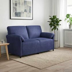 vidaXL Canapea cu 2 locuri Albastru Politie 158 x 83 x 95 cm Catifea GartenMobel Dekor (42033965) Canapea