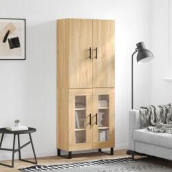 vidaXL Dulap înalt, stejar sonoma, 69, 5x34x180 cm, lemn compozit GartenMobel Dekor (3195758) Comoda