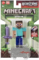 Mattel Figurina Minecraft Steve 8 cm articulata cu accesoriu Build A Portal (MTGTP08_JJR85) Figurina