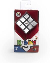 Spin Master Cub Rubik metalic 3x3 original, aspect premium, pentru 8+ ani (6062610)
