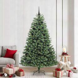 vidaXL Brad de Craciun artificial cu ramuri articulare Verde 210 cm GartenMobel Dekor (3395497)