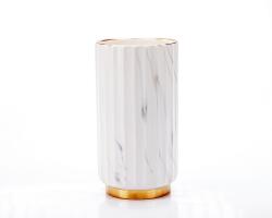 Ella Home Vaza decorativa "Cylinder" alba ComfortTravel Luggage (1836)