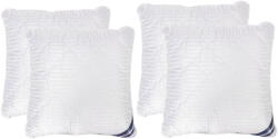 Somnart Set 4 perne matlasate din microfibra striata 70x70 cm, lavabile (6117)