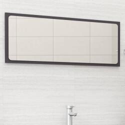 vidaXL Oglinda de baie, gri, 100x1, 5x37 cm, PAL GartenMobel Dekor (804632)