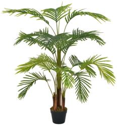vidaXL Planta artificiala palmier cu ghiveci, verde, 120 cm GartenMobel Dekor (280193)
