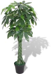 vidaXL Planta artificiala Arborele norocos cu ghiveci 145 cm, verde GartenMobel Dekor (244449)