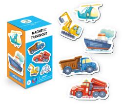 Dodo Set magnetic cu vehicule în limba engleza pentru copii 3+ (DO200266)