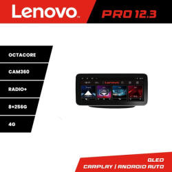 Lenovo Navigatie Mercedes Vito Viano 2004-2006, QLED 12.3, Octa Core, 8GB+256GB (Kit-viano-2+PRO-12.3-8+256+Kit-10-9)