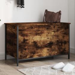 vidaXL Banca depozitare, stejar fumuriu, 80x42, 5x50 cm lemn prelucrat GartenMobel Dekor (839015)