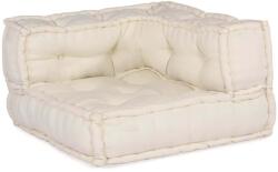 vidaXL Set fotolii puf modulare, 3 buc, crem, textil GartenMobel Dekor (3315062)
