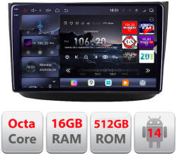 Edotec Navigatie Mercedes Vito Viano 2004-2006 QLED 2K 16+512GB 4G (Kit-viano-2+EDT-E810-2K)