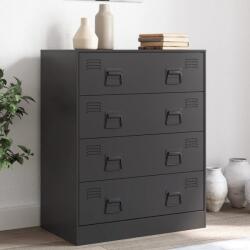 vidaXL Dulap, negru, 67x39x73 cm, otel GartenMobel Dekor (841679) Comoda