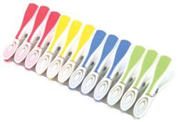 MagicHome Clesti de rufe din plastic LE33550, set 12 bucati, multicolori (221580)