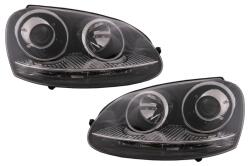 KITT Faruri VW Golf 5 si Jetta GTI R32 Chrome, compatibile OEM Xenon (HLVWG5GTIC)