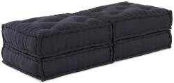 vidaXL Fotolii puf modulare, 2 buc. , antracit, textil GartenMobel Dekor (3315070)