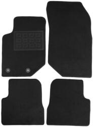 RapidAuto Set covorase auto din mocheta Jeep Avenger si Fiat 600, negre, 4 piese (840843BLACK)
