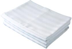 Domine Cearceaf de pat din bumbac damasc alb 170 x 280 cm Domine (6098) Lenjerie de pat