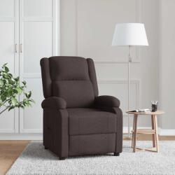 vidaXL Fotoliu rabatabil, maro închis, material textil GartenMobel Dekor (342423)