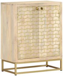 vidaXL Dulap cu 2 usi, 55x30x70 cm, lemn masiv de mango GartenMobel Dekor (352039) Comoda