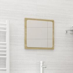 vidaXL Oglinda de baie LED, stejar sonoma, 40x8, 5x37cm, lemn prelucrat GartenMobel Dekor (804601)