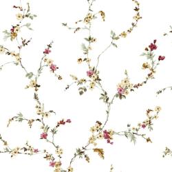 vidaXL Tapet „Blooming Garden 6 Floral Strands, alb si rosu GartenMobel Dekor (444814)