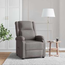 vidaXL Fotoliu rabatabil, gri taupe, material textil GartenMobel Dekor (342426)