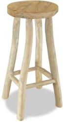 vidaXL Taburet de bar, lemn masiv de tec GartenMobel Dekor (244545)
