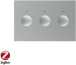 LIVOLO Modul intrerupator triplu cu touch Livolos, protocol ZigBee, standard Italian, Serie noua SmartElectro IntelligentHouse (C9-VL-FC3Z-3IP)