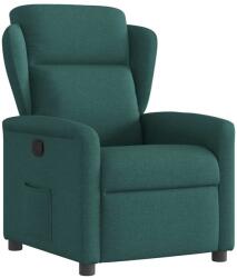 vidaXL Fotoliu rabatabil, verde închis, material textil GartenMobel Dekor (4015582)
