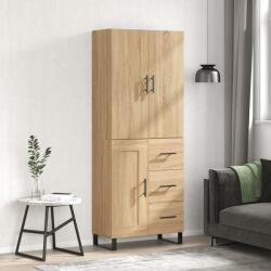 vidaXL Dulap înalt, stejar sonoma, 69, 5x34x180 cm, lemn compozit GartenMobel Dekor (3196038) Comoda