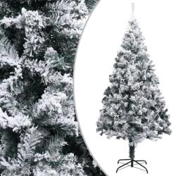 vidaXL Brad de Craciun artificial cu zapada, verde, 400 cm, PVC GartenMobel Dekor (328479)
