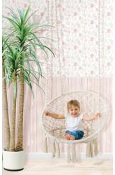 vidaXL Noordwand Tapet „Mondo baby Trees and Plants, alb si roz GartenMobel Dekor (444874)