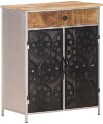 vidaXL Servanta, 60x35x75 cm, lemn de mango nefinisat si fier GartenMobel Dekor (323736) Comoda