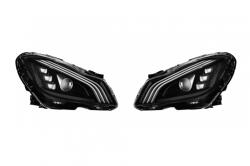 General Set faruri LED tuning pentru Mercedes Clasa C W204/S204 2011-2014, crom (ABMEHX6009852)