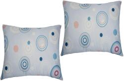 Somnart Set 2 perne matlasate Somnart Circles 70x70 cm din microfibra (3952)