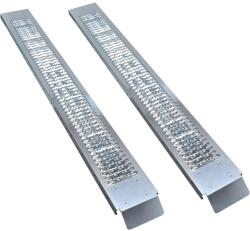 vidaXL Set 2 Rampe de Incarcare ATV sau Moto, Material Otel Galvanizat, Capacitate 450 kg (146480)