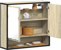 vidaXL Dulap baie cu oglinda stejar sonoma 65x20x60 cm lemn compozit GartenMobel Dekor (849260)