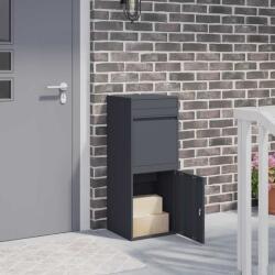 vidaXL Cutie pentru colet cu depozitare Antracit 41 x 38 x 103 cm Otel GartenMobel Dekor (874935)