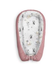 Klups Cuib bebelusi Klups Dream World C007 cu plapuma si perna, satin (00086600)