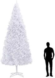 vidaXL Brad de Craciun artificial, alb, 400 cm GartenMobel Dekor (284294)
