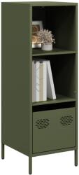 vidaXL Dulap înalt verde maslina 35x39x103, 5 cm otel GartenMobel Dekor (851380) Comoda