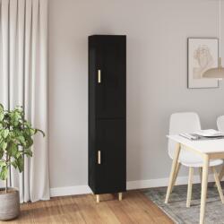 vidaXL Dulap înalt, Negru, 35x34x180 cm, lemn compozit GartenMobel Dekor (3115517) Comoda