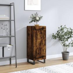 vidaXL Servanta, stejar fumuriu, 34, 5x34x90 cm, lemn compozit GartenMobel Dekor (830473) Comoda